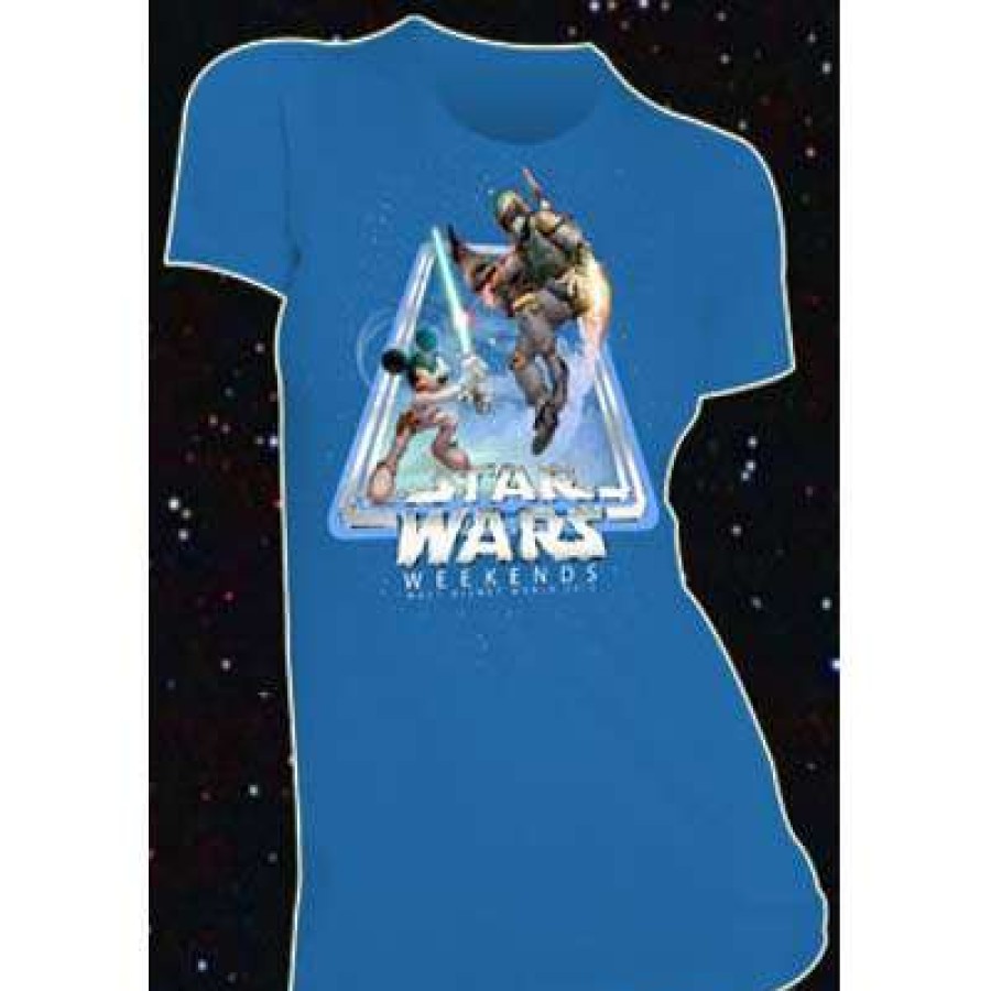 Apparel * | Disney Star Wars Weekends 2010 Logo Shirt Boba Fett Jedi Mickey Bestsellers