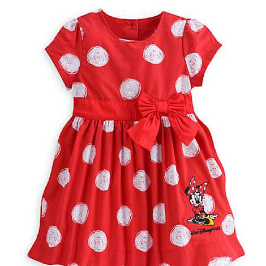 Apparel * | Disney Child Dress Walt Disney World Minnie Mouse Shop New