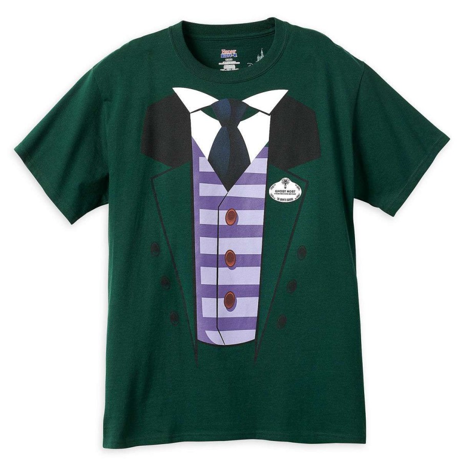 Apparel * | Disney Adult Shirt Ghost Host T-Shirt Haunted Mansion Costume Bestsellers