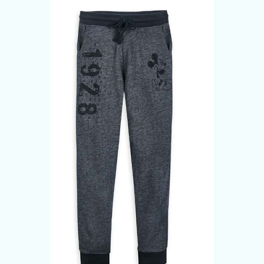 Apparel * | Disney Men'S Jogger Pants Mickey Mouse 1928 Shoping