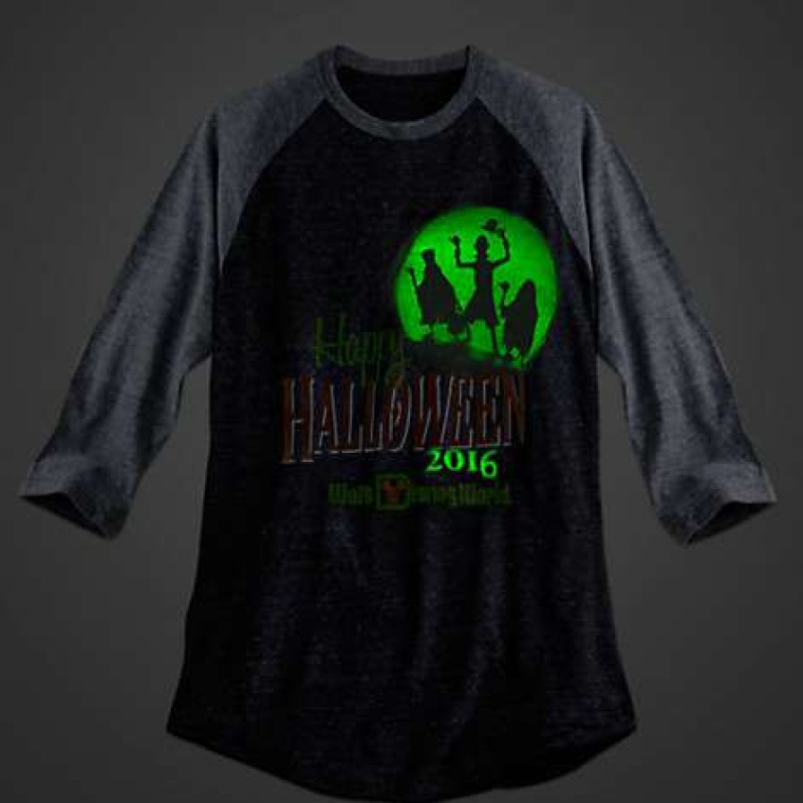 Apparel * | Disney Adult Shirt Happy Halloween 2016 Raglan Tee Best Price