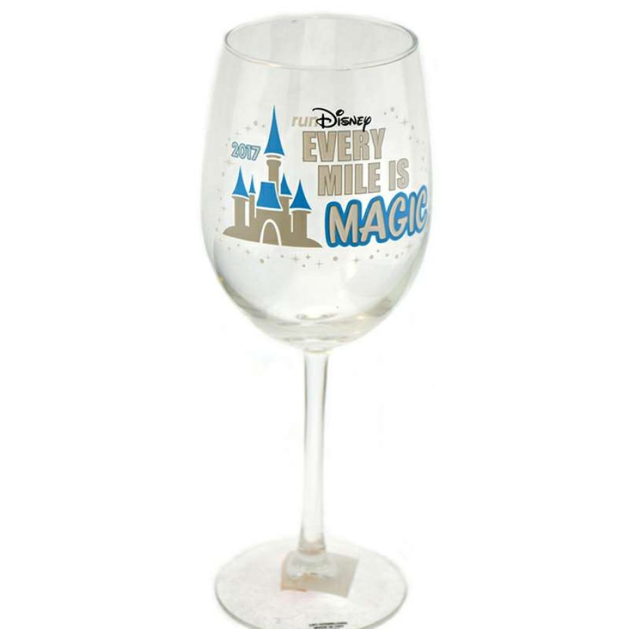 Apparel * | Disney Wine Glass Rundisney Every Mile Is Magic Marathon Weekend 2017 Top Sellers