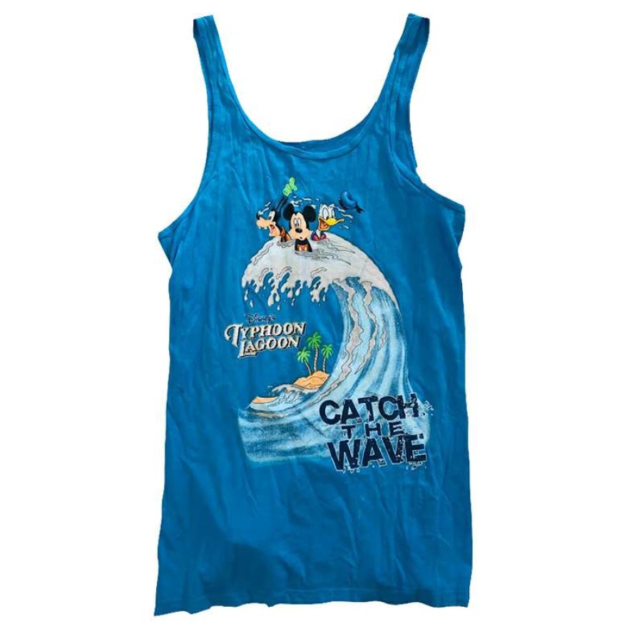 Apparel * | Disney Women'S Shirt Typhoon Lagoon Catch The Wave Tank Discount Store