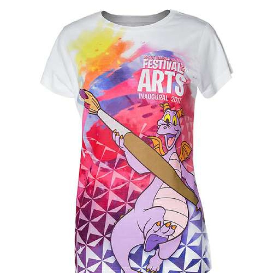 Apparel * | Disney Ladies Shirt 2017 Epcot Festival Of Arts Figment New In