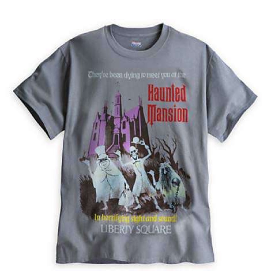 Apparel * | Disney Adult Shirt The Haunted Mansion Poster Disney World New In