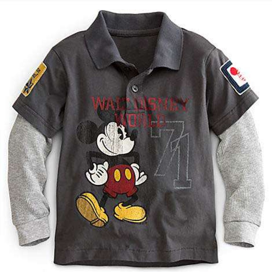 Apparel * | Disney Child Shirt Mickey Mouse American Original Double-Up Premium