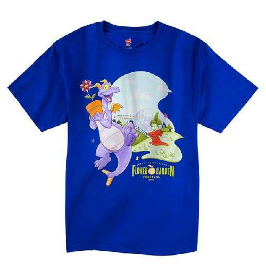 Apparel * | Disney Youth Shirt Flower And Garden Festival Figment Sells Cheap