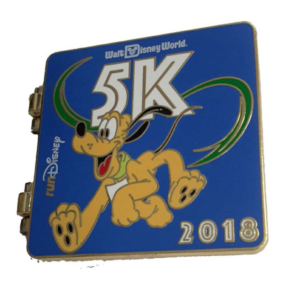 Apparel * | Disney Marathon Weekend Pin 2018 Pluto 5K Premium