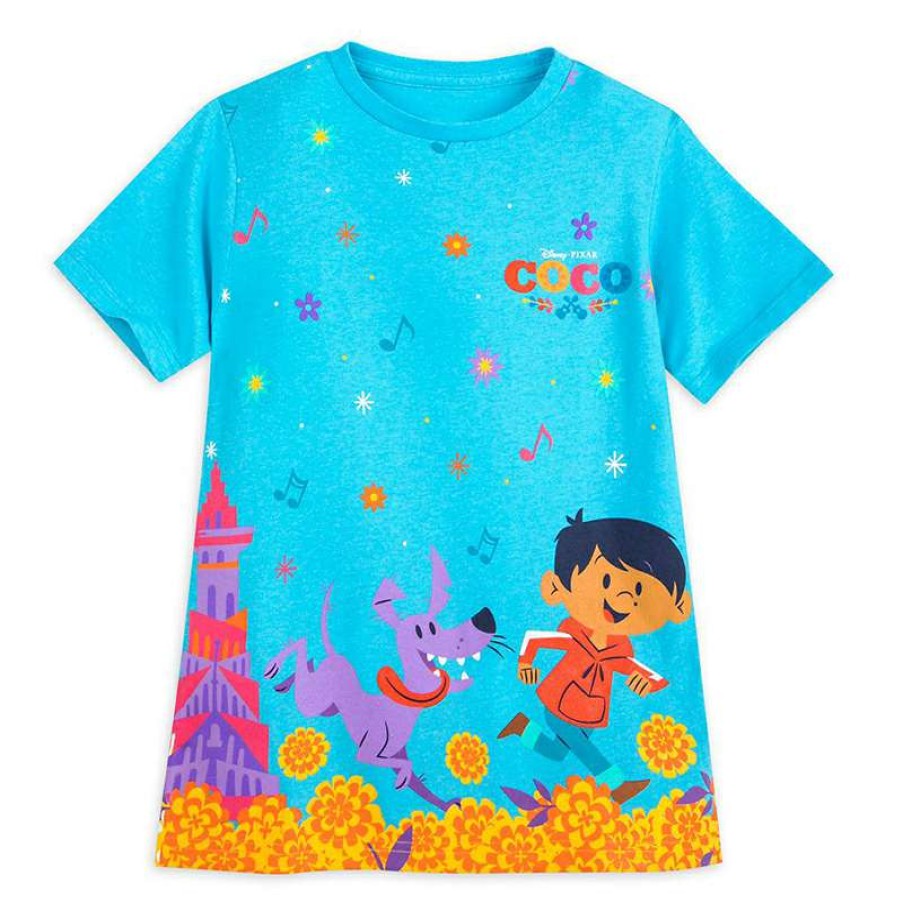 Apparel * | Disney Youth Shirt Coco Miguel & Dante Sale Online