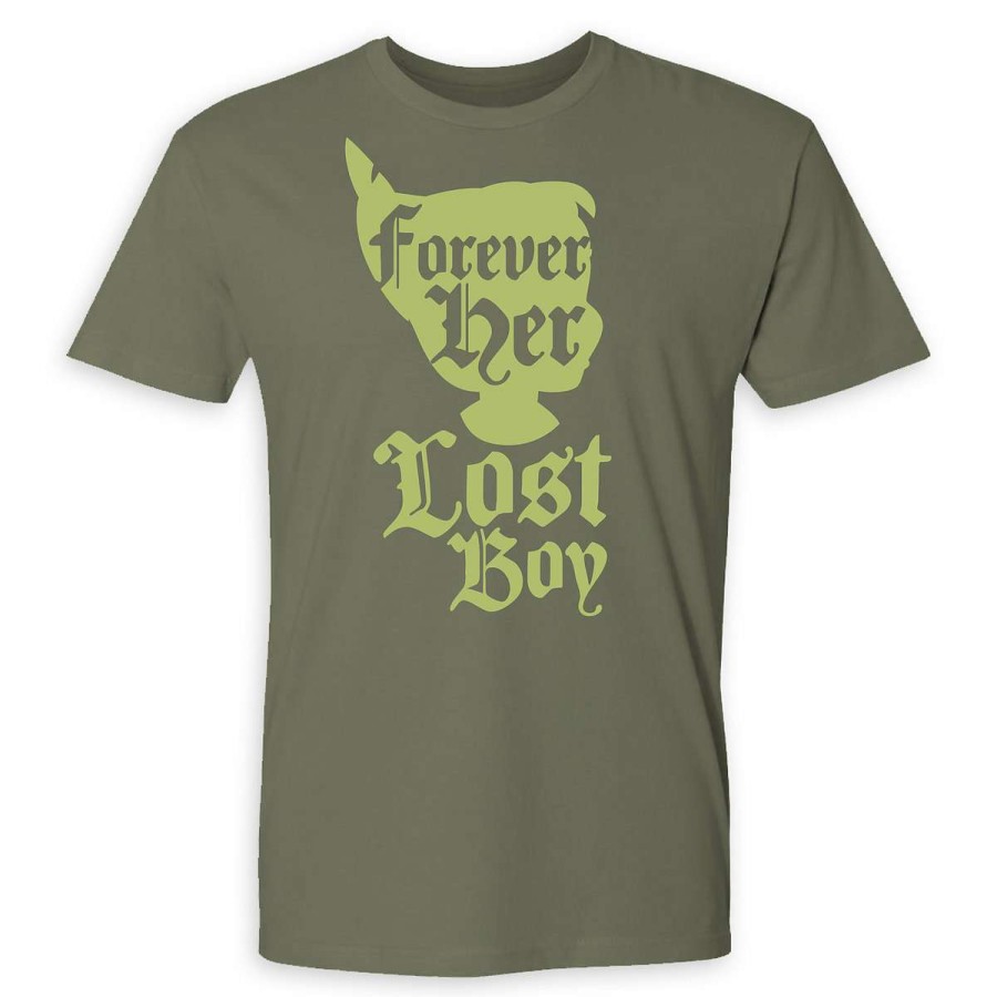 Apparel * | Disney Couples Shirt Forever Her Lost Boy For Men New In