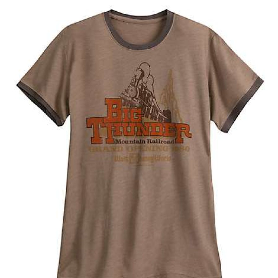 Apparel * | Disney Adult Shirt Yesterears- Big Thunder Mountain Railroad Tee New