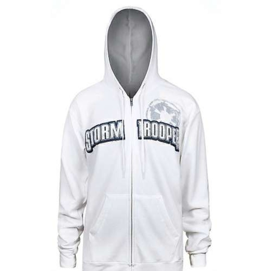 Apparel * | Disney Adult Hoodie Star Wars Stormtrooper Zip Up Jacket Cheap Online