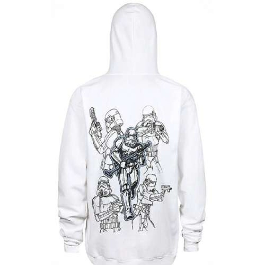 Apparel * | Disney Adult Hoodie Star Wars Stormtrooper Zip Up Jacket Cheap Online