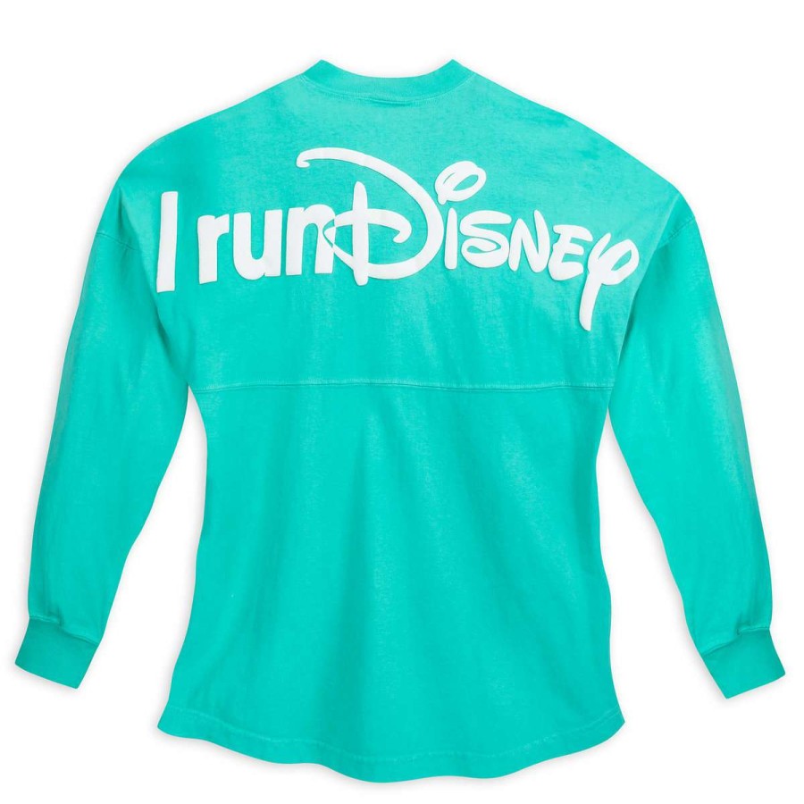 Apparel * | Disney Adult Shirt Rundisney Spirit Jersey Aqua Closeout Sale