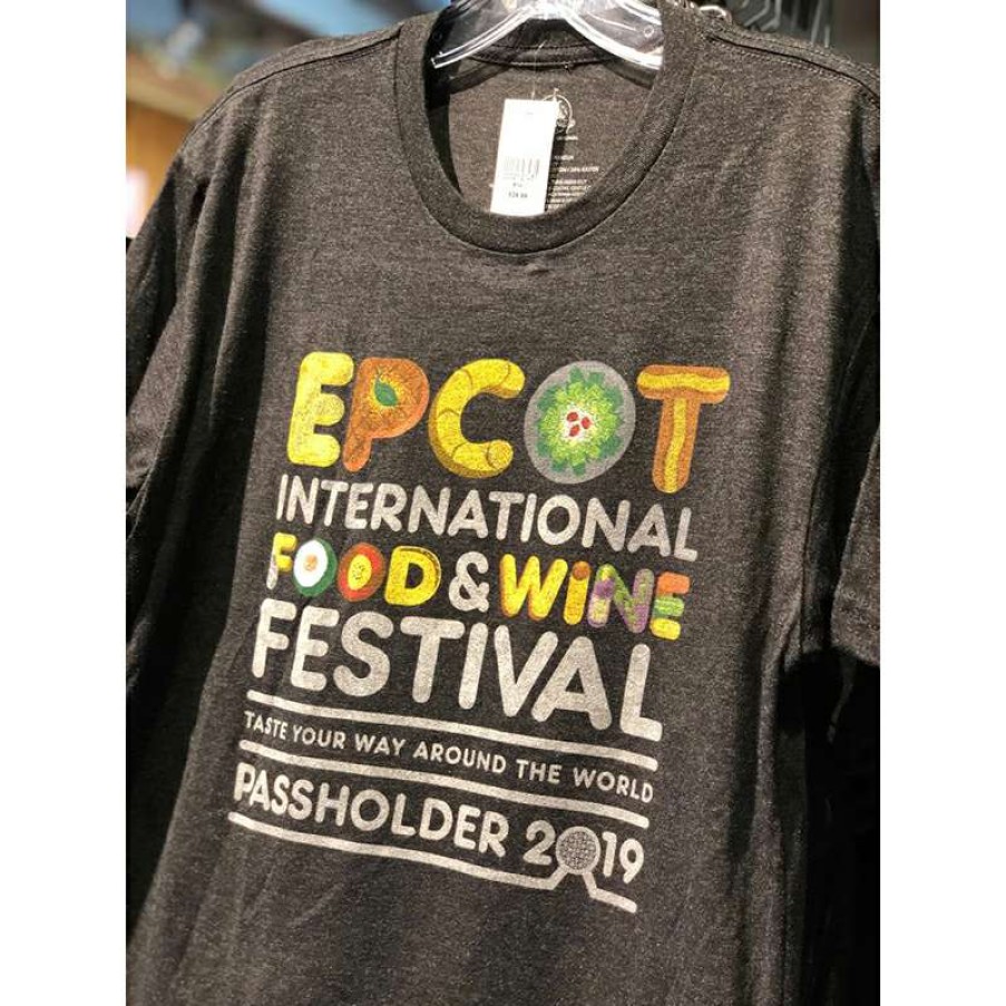 Apparel * | Disney Adult Shirt Taste Your Way Around The World Epcot Food & Wine Festival 2019 Passholder Fashionable