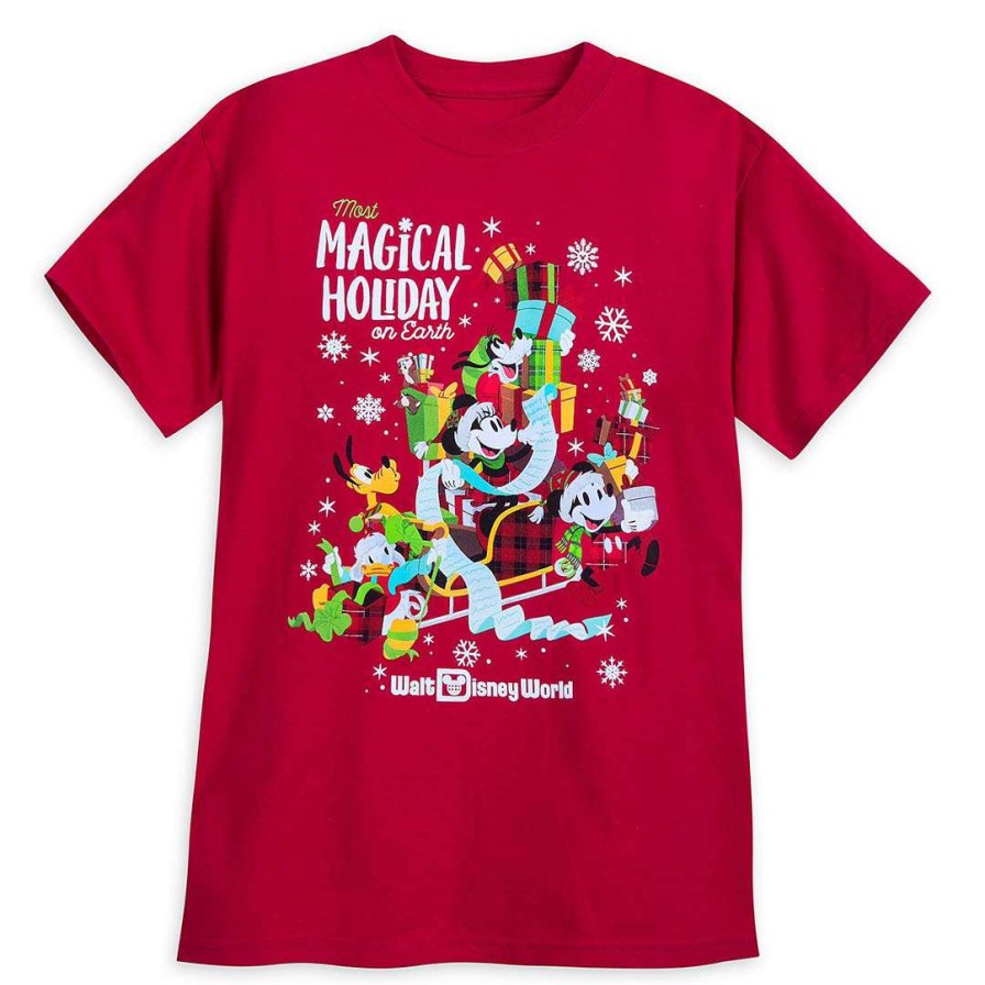 Apparel * | Disney Child Shirt Most Magical Holiday On Earth Mickey And Pals Online