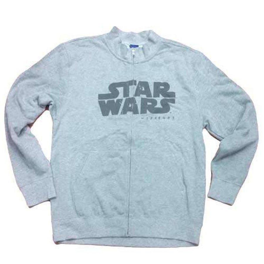 Apparel * | Disney Adult Jacket Star Wars Weekends 2015 Logo Grey Online Discount