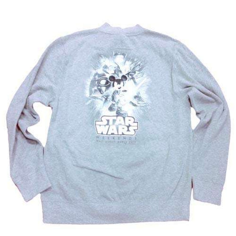 Apparel * | Disney Adult Jacket Star Wars Weekends 2015 Logo Grey Online Discount