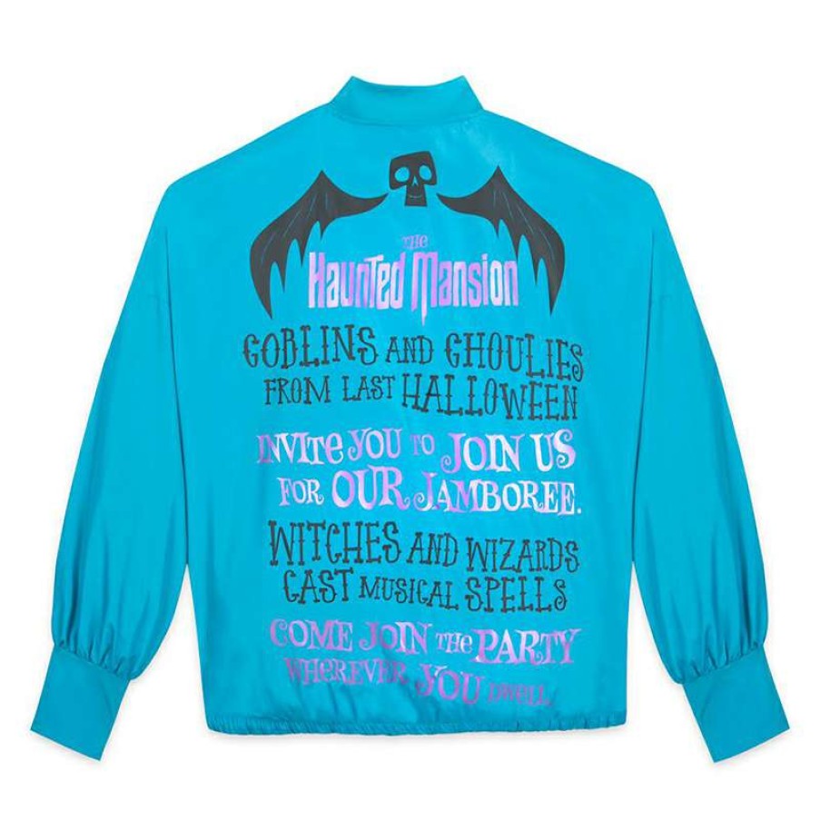 Apparel * | Disney Women'S Windbreaker Jacket The Haunted Mansion Closeout Sale