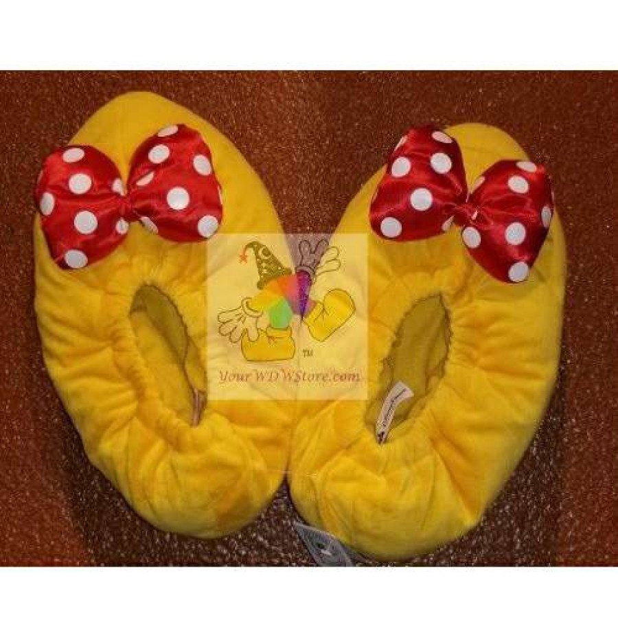 Accessories * | Disney Slippers Plush Minnie Mouse Shoes Sale Online