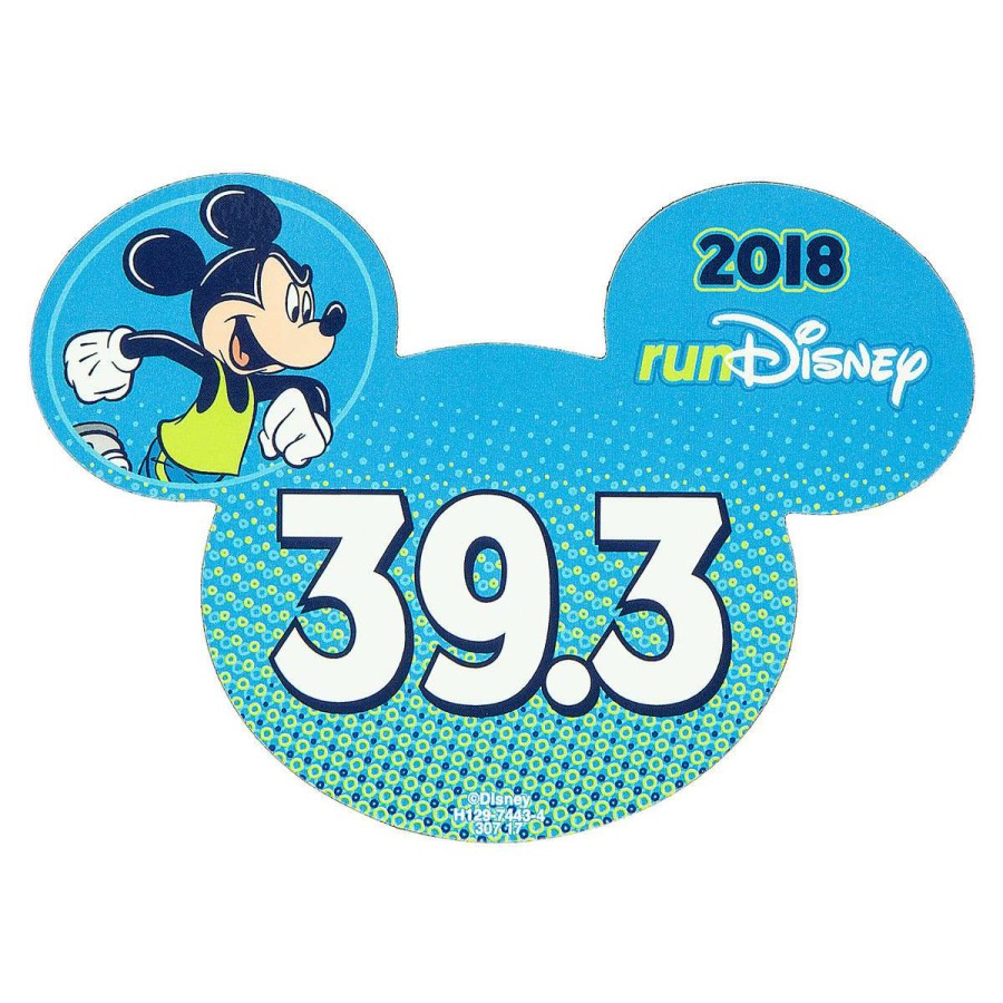 Apparel * | Disney Auto Magnet Rundisney 2018 Mickey Mouse 39.3 Closeout Sale