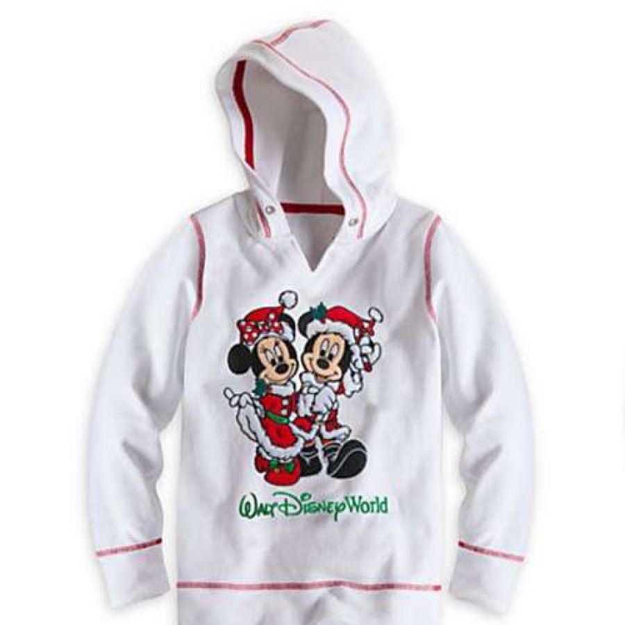 Apparel * | Disney Child Hoodie Santa Mickey And Minnie Bestsellers