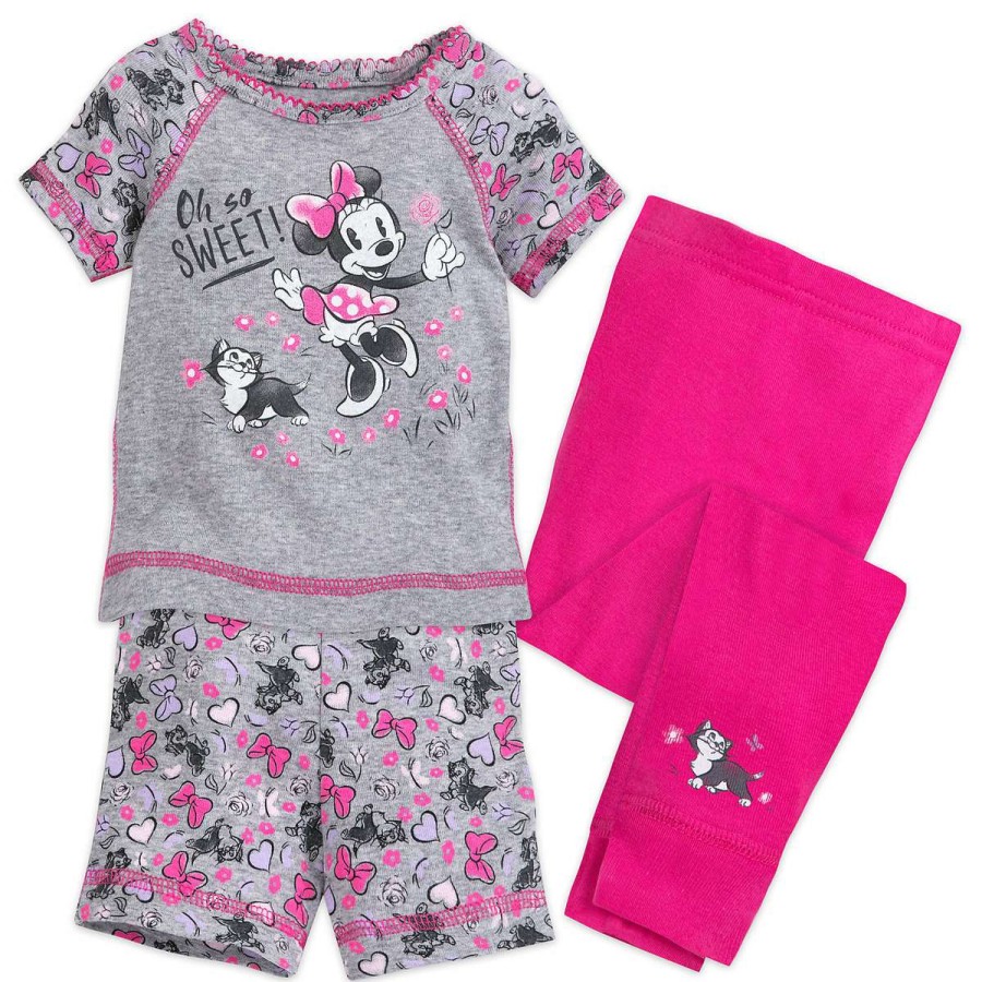 Apparel * | Disney Baby Pajama Set Minnie Mouse Oh So Sweet Shoping