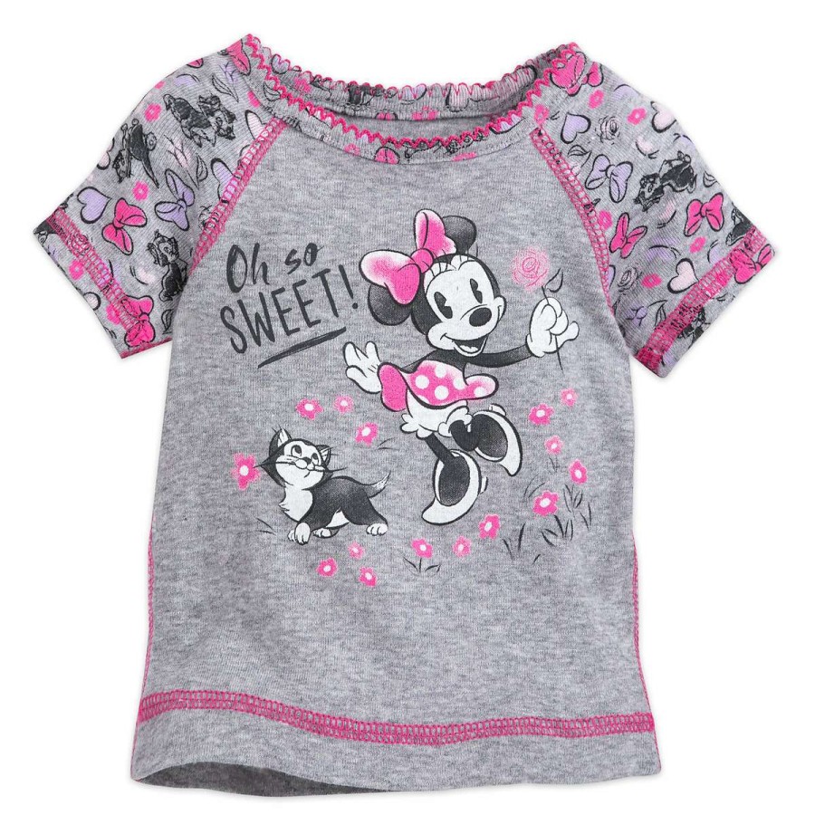 Apparel * | Disney Baby Pajama Set Minnie Mouse Oh So Sweet Shoping