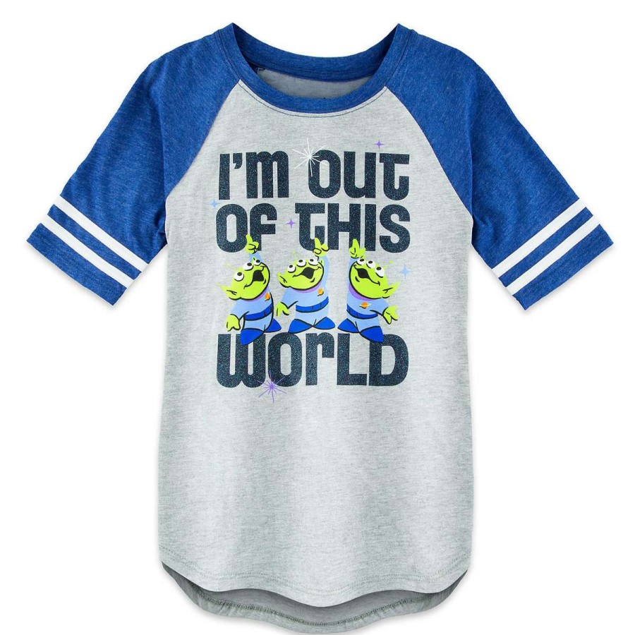 Apparel * | Disney Child Shirt Toy Story Aliens Raglan Out Of This World Online