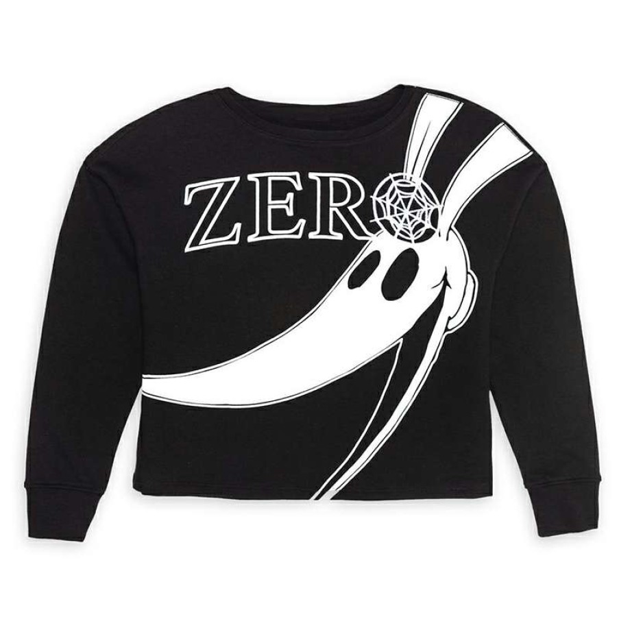 Apparel * | Disney Women'S Pullover Sweatshirt Nightmare Before Christmas Zero Cheaper