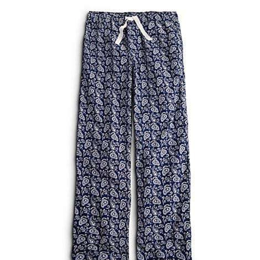 Apparel * | Disney Lounge Pants Mickey Paisley Navy & White Free Delivery