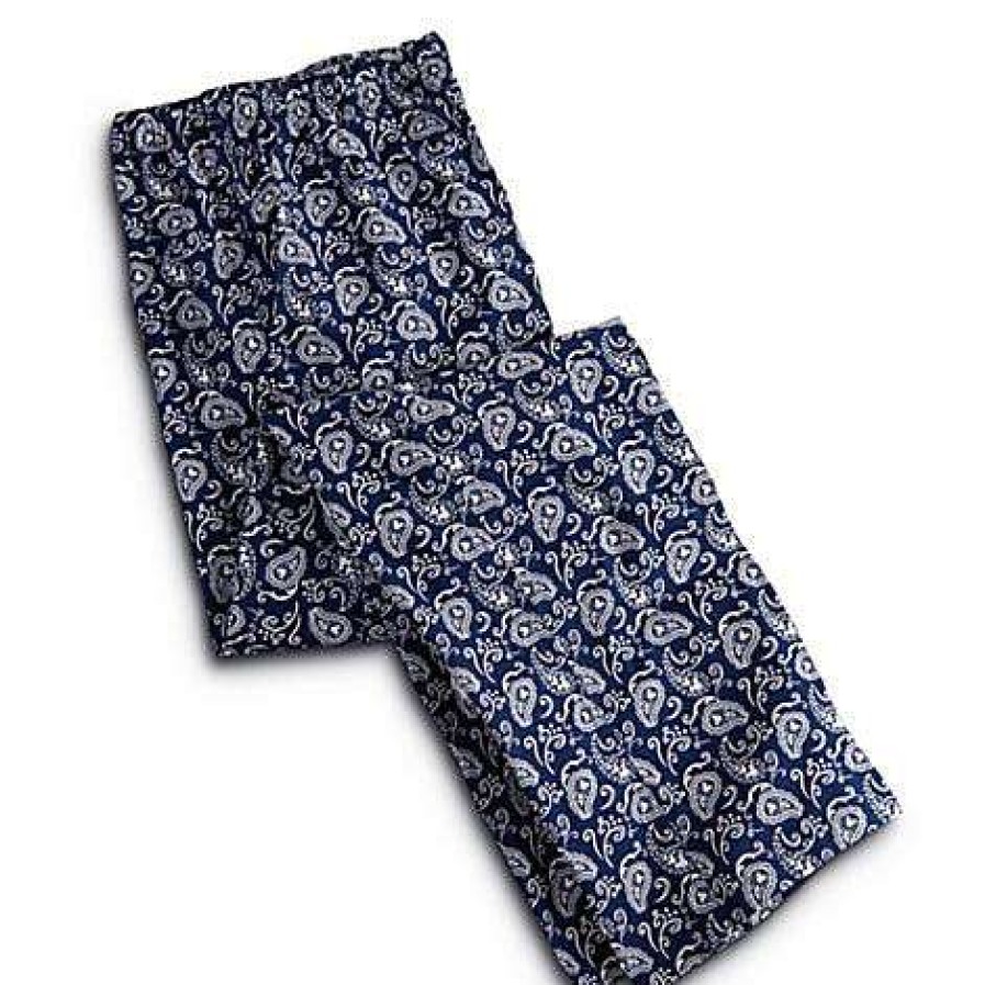 Apparel * | Disney Lounge Pants Mickey Paisley Navy & White Free Delivery