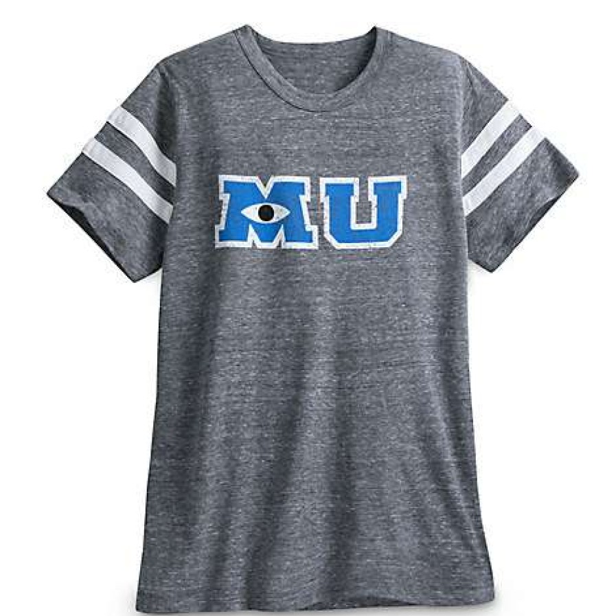 Apparel * | Disney Adult Shirt Monsters University Letterman Football T-Shirt Closeout Sale