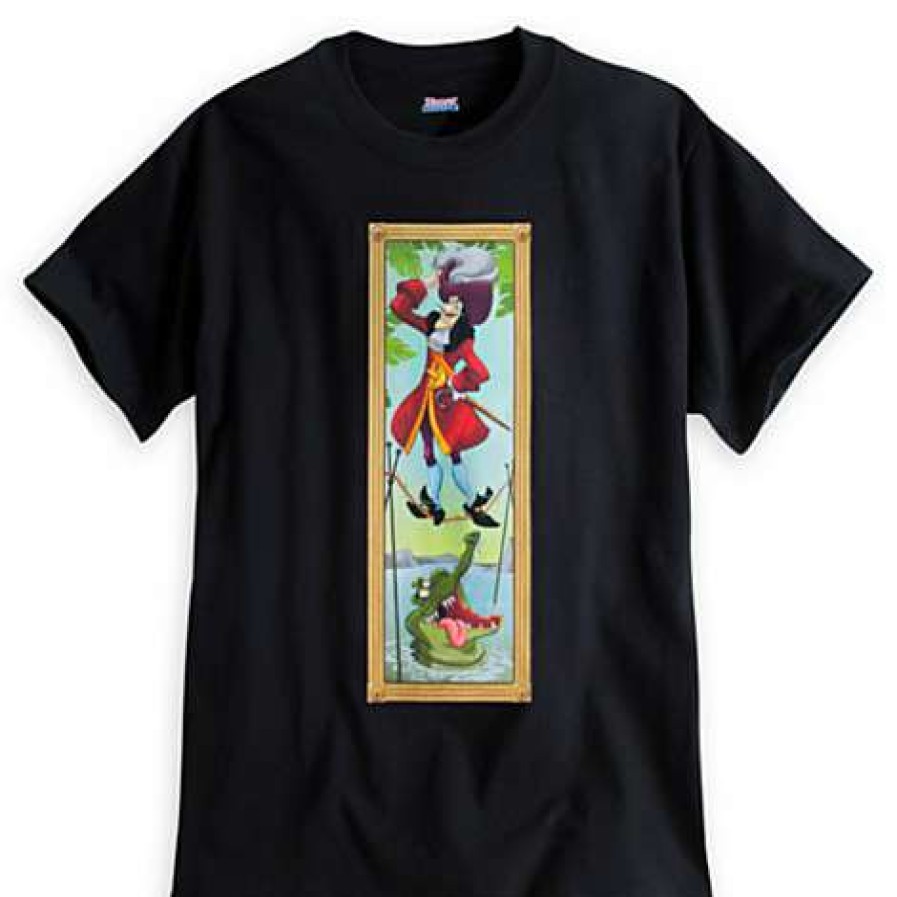 Apparel * | Disney Adult Shirt The Haunted Mansion Captain Hook Online Discount