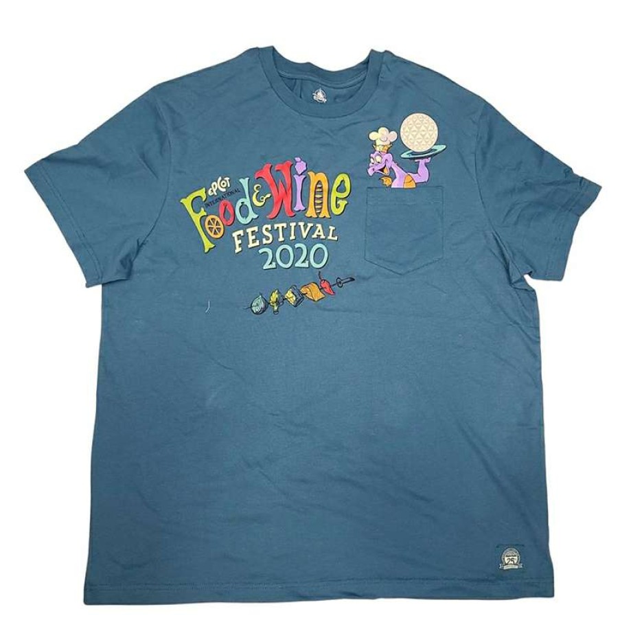 Apparel * | Disney Adult Shirt Epcot International Food & Wine Festival 2020 Figment Promotions