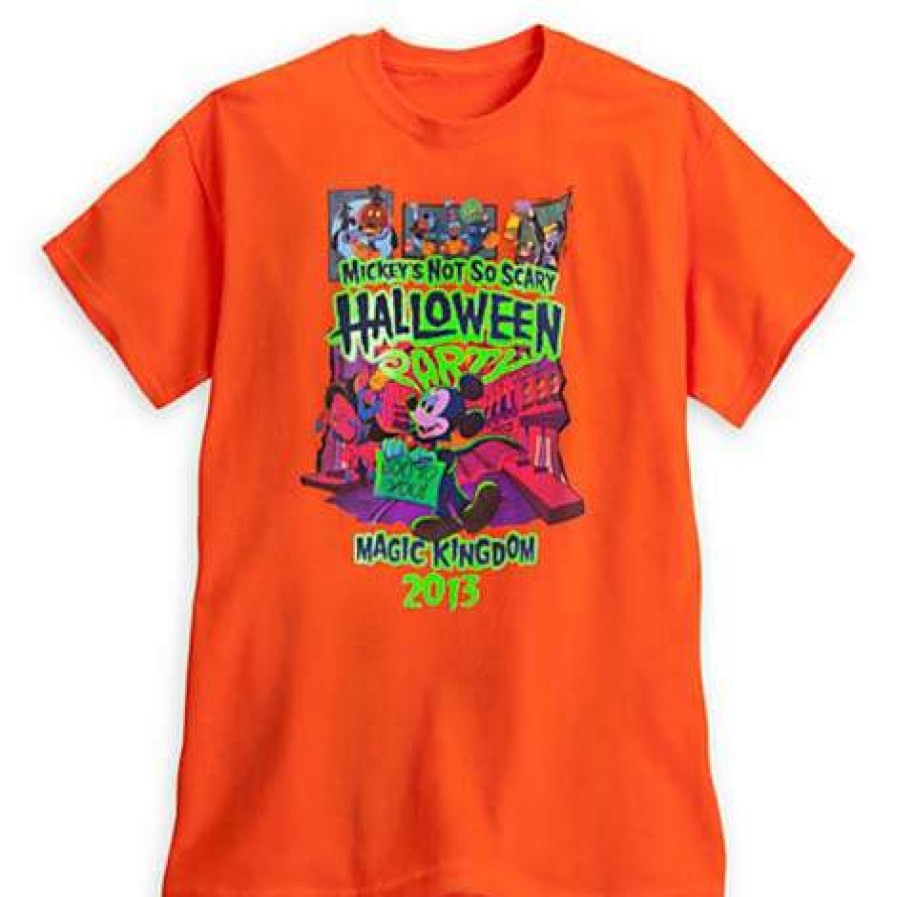 Apparel * | Disney Adult Shirt 2013 Mickey'S Not So Scary Halloween Party Sells Cheap