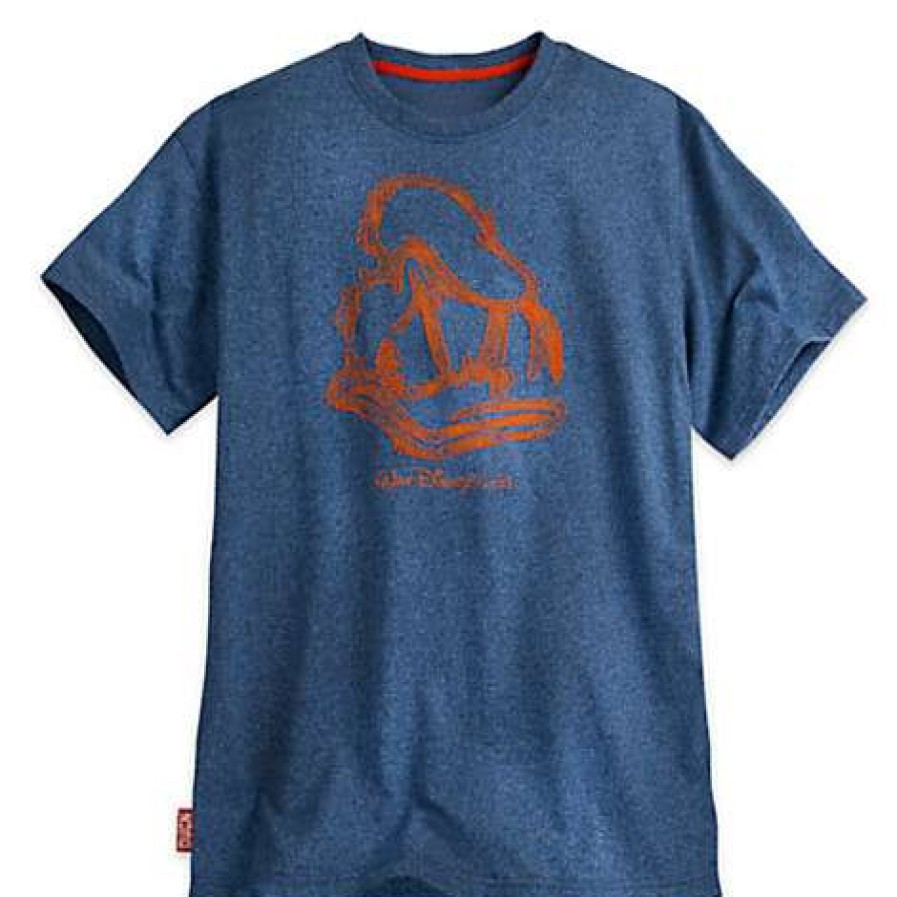 Apparel * | Disney Adult Shirt Donald Duck Orange Contrast Quick Expedition