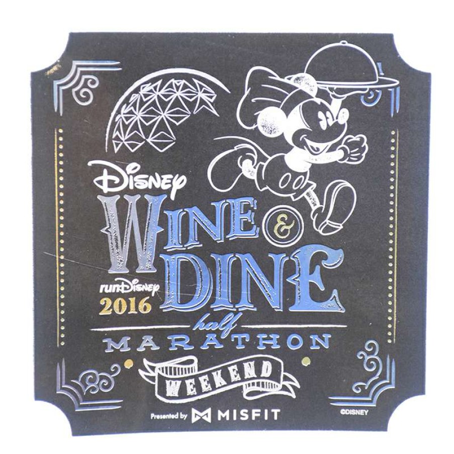 Apparel * | Disney Magnet Wine And Dine Half Marathon 2016 100% Guarantee